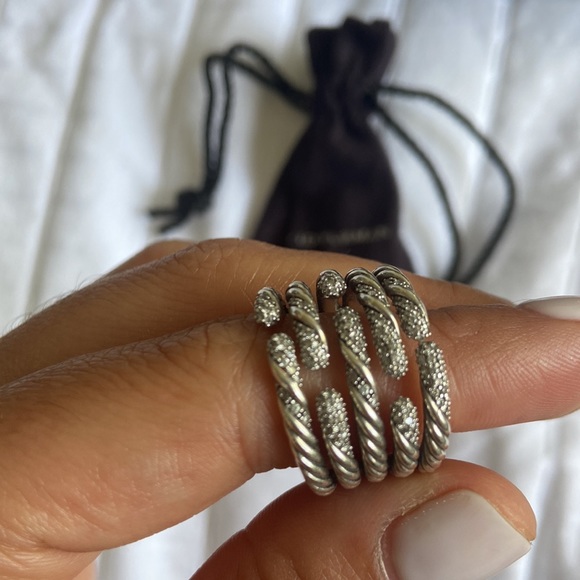 David Yurman row willow ring